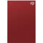 Seagate One Touch 4TB Portable External HDD - Red with Rescue Data Recovery