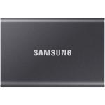 Samsung T7 2TB Portable SSD ,  USB 3.2 Gen2 (10Gbps)  , Up to 1050MB/s, Password Protection -- Titan Gray
