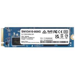 Synology SNV3410 Series 800GB M.2 NVMe Internal SSD 2280 - 3100MB/s Read - 1000MB/s Write - 0.68 DWPD / 988TBW Endurance - 5 Years Warranty