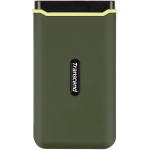 Transcend ESD380C 4TB Rugged Portable External SSD - Military Green USB-C - Read & Write up to 2000MB/s