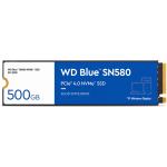 WD Blue SN580 500GB M.2 NVMe Internal SSD PCIe 4.0 - Up to 4000MB/s Read - Up to 3600MB/s Write - 5 Year Warranty