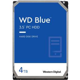 WD Blue Edition 4TB 3.5" Internal HDD SATA3 - 5400 RPM - 256MB Cache - 2 Years Warranty - For everyday computing