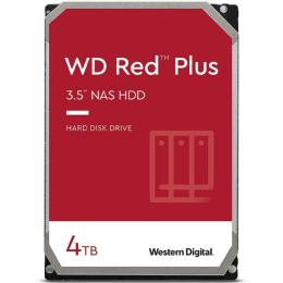 WD Red Plus 4TB 3.5" Internal HDD SATA3 - 256MB Cache - 5400 RPM - CMR - Designed and Tested for RAID Environments - 1-8 Bay NAS - 3 Years Warranty