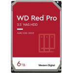 WD Red Pro 6TB 3.5" NAS Internal HDD SATA3 - 256MB Cache - 5400 RPM - Designed and Tested for RAID Environments - 8-16 Bay NAS - 5 Years Warranty