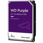 WD Surveillance Purple 4TB 3.5" Internal HDD SATA3 - 256MB Cache - 24x7 always on Reliability - Built for personal, home office or small business - Up to 64 cameras - AllFrame 4K Technology - 3 Years warranty