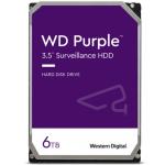 WD Surveillance Purple 6TB 3.5" Internal HDD SATA3 - 256MB Cache - 24x7 always on Reliability - Built for personal, home office or small business - Up to 64 cameras - AllFrame 4K Technology - 3 Years warranty