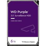 WD Surveillance Purple 6TB 3.5" Internal HDD SATA3 - 256MB Cache - 24x7 always on Reliability - Built for personal, home office or small business - Up to 64 cameras - AllFrame 4K Technology - 3 Years warranty