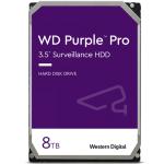 WD Surveillance Purple PRO 8TB 3.5" Internal HDD SATA3 - 256MB Cache - Designed for advanced AI-enabled recorders - video analytics servers and deep learning solutions requiring additional capacity - 5 Years warranty