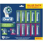 Oral-B Precision Clean Replacement Brush Heads 10 Pack (5 x Cross Action / 5 x Floss Action)