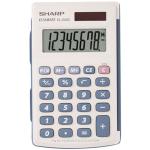 Sharp EL243S Solar Small Personal  Calculator with Cover Dual powered (solar cell & battery LR1130 X 1)