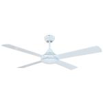 Brilliant Tempo 48 Inch White AC Ceiling Fan Plywood Blade AC 65W Motor, Supplied with 3 speed wall control, Option Remote control available, Diameter 48" - 1220mm