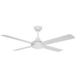 Brilliant Smart Tempo-II AC Ceiling Fan with Light 48in, 22273 Colour of White AC 65W Motor, Supplied with 3 speed wall control, Option Remote control available, Diameter 48" - 1220mm