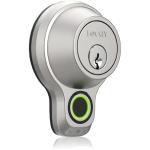 Lockly Flex Touch Smart Lock, Deadbolt, Fingerprint, Satin Nickel