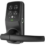 Lockly Secure Pro PGD628WMB Latch Smart Lock with Fingerprint, Bluetooth, Passcode Patent, Matte Black (Include WIFI and Sensor)