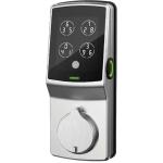 Lockly Secure Pro PGD728WSN Deadbolt Smart Lock with Fingerprint, Bluetooth, Passcode Patent, Satin Nickel (Include WIFI and Sensor)