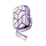 i-Blason Cosmo Case for AirPods 1st/2nd Gen - Marble Amethyst Purple - with wrist strap - Premium & beautiful protective fashion case for Apple AirPods 1st Gen (2016) & 2nd Gen (2019)