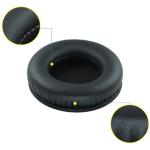 Repalcement Universal Headset Round Cushions Ear pads size:50mm -Protein Leather Black