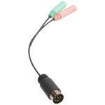 Shure IHAC3.5MM-DIN ADAPTOR, DUAL 3.5MM FEM TO MALE DIN