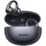 Baseus Bowie MC1 PRO Open-Ear Clip-On Bluetooth 6.0 True Wireless Earbuds - Cosmic Black Ultra-lightweight all-day comfort - Hi-Res Audio with LDAC - IP57 Sweat & Water Resistant - Multipoint - Up to 9hrs playtime/40hrs with charging case -