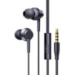 Baseus Encok HZ11 Wired In-Ear Headphones - Cluster Black - In-line microphone & 1-button remote - Noise-isolating design - 3.5mm connector