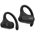 Belkin SoundForm ClearFit Open Ear True Wireless Sports Earbuds - Black IPX5 Sweat & Water Resistant - Secure & comfortable earhook design - Bluetooth 5.3 - Up to 8 Hours Battery Life / 26 Hours Total with Charging Case - 2 Year Warranty