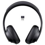 Bose Noise Cancelling Headphones 700 UC - Black USB Link Adaptor - ANC - Superior Comfort & Microphones - 10 Levels of Noise Cancelling - UC Certified for Microsoft Teams / Google Meet / Zoom & More - Up to 20 Hours Battery Life