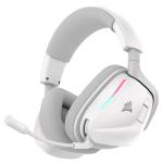 Corsair VOID WL v2 Wireless Gaming Headset - White 70-Hour Long Lasting Battery with Fast Charging