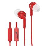 Genius HS-M320 Wired In-Ear Headphones - Red with Microphone