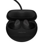 Jabra Connect 5t True Wireless Noise Cancelling In-Ear Headphones - Titanium Black Hybrid ANC - 6-Mics Clear Call Technology - with Wireless Charging Pad - Multipoint & Fast Pairing - Up to 7 Hours Battery Life / 28 Hours Total with Chargin
