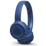 JBL Tune T500 BT Wireless On-Ear - Blue - JBL Pure Bass sound, up to 16 Headphones hour battery life, lightweight + foldable
