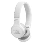 JBL Live 400 On-Ear Headphones - White - Up to 24 hours battery life, Google Assistant + Amazon Alexa, Multipoint pairing connects to 2 devices at once