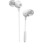 JBL C50HI Wired In-Ear Headphones - White Microphone - 1-Button Remote - Bass Sound - Lightweight and Comfortable - 3.5mm Jack
