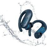 JBL Endurance Peak 2 True Wireless Sports In-Ear Headphones - Blue IP67 Sweat & Waterproof - Secure PowerHook Design - JBL Pure Bass Sound - Up to 6 Hours Battery Life / 30 Hours Total with Charging Case