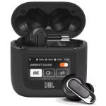 JBL Tour Pro 2 True Wireless Noise Cancelling In-Ear Headphones - Black 1.45" Touchscreen Charging Case - True Adaptive Noise Cancellation with Smart Ambient - Spatial Audio - 6-mic Clear Call Technology - Up to 8 Hours Battery Life