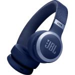 JBL Live 670NC Wireless On-Ear Noise Cancelling Headphones - Blue True Adaptive ANC - Multipoint Connection - Auto Play / Pause - Google Assistant / Amazon Alexa Built-in - Up to 50 Hours Battery Life (ANC On)