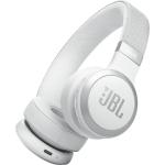 JBL Live 670NC Wireless On-Ear Noise Cancelling Headphones - White True Adaptive ANC - Multipoint Connection - Auto Play / Pause - Google Assistant / Amazon Alexa Built-in - Up to 50 Hours Battery Life (ANC On)