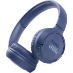 JBL Tune 510BT Wireless On-Ear Headphones - Blue - JBL Pure Bass sound, up to 40 hour battery life, lightweight + foldable, Multipoint, BT 5.0 + Type-C