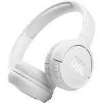 JBL Tune 510BT Wireless On-Ear Headphones - White - JBL Pure Bass sound, up to 40 hour battery life, lightweight + foldable, Multpoint, BT 5.0 + Type-C