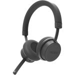 Koss CS340BT QZ QuietZone Wireless Noise Cancelling On-Ear Headset with Boom Mic Active Noise Cancellation - Noise-Cancelling Microphone - On-Board Controls - 22+ Hours of Playback with BT + ANC - 2 Year Warranty