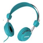 Laser AO-HEADK Wired Headphones for Kids - Blue 3.5mm Jack  Kids Friendly Stereo Headphones: Perfect for Young Ears