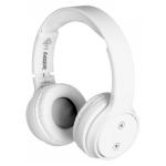 Laser AO-HEADB18-W Wireless On-Ear Headphones - Bright White Hands Free - Up to 12 Hours Battery Life