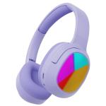 Laser HP-KBT25PP-294 Kids RGB Bluetooth Headphone - Purple