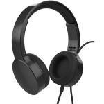 Laser AO-HEAD22-BLK Wired Headphones - Black 3.5mm Jack