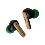 MARLEY Little Bird True Wireless Earbuds - Signature Black Bamboo finish & recycled materials - IPX4 sweat & water resistant - Bluetooth 5.3 - USB-C fast charging - Up to 6 hours battery per charge / 28 hours total with charging case