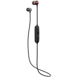 MARLEY Smile Jamaica Wireless 2 In-Ear Headphones with In-Line Mic & Controls - Signature Black IPX4 Sweat & Water resistant + USB Type-C Fast Charging