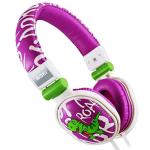Moki Popper On-Ear Headphones - Dinosaur Purple