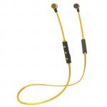 Moki FreeStyle Wireless In-Ear Headphones - Yellow Bluetooth - Up to 5 Hours Battery Life
