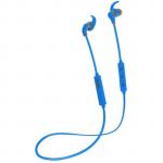 Moki Hybrid Wireless Sports In-Ear Headphones - Blue Bluetooth - Secure Fit - Up to 5 Hours Battery Life