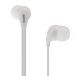 Moki 45 Degree Comfort Buds Wired In-Ear Headphones - White