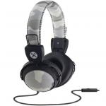 Moki Camo ACC-HPCAM Wired On-Ear Headphones - Grey with In-Line Microphone